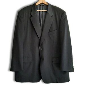 SAMUELSOHN | 100% Wool Italy Union Made Vintage Blazer Jacket Navy Men's Sz 46 R